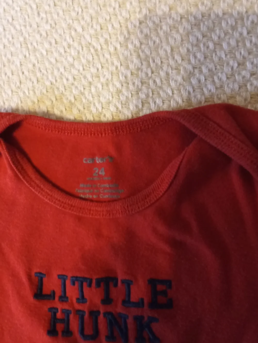 Carters solid red